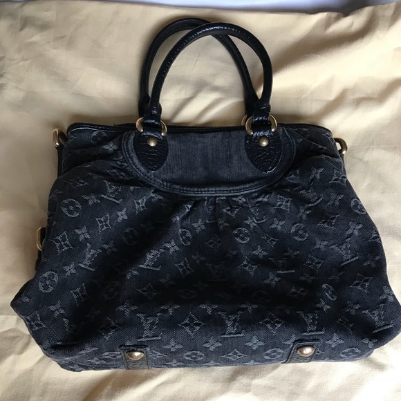 Louis Vuitton Denim Satchel - Picture 1 of 5